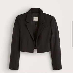 Abercrombie cropped blazer (XS) NWT